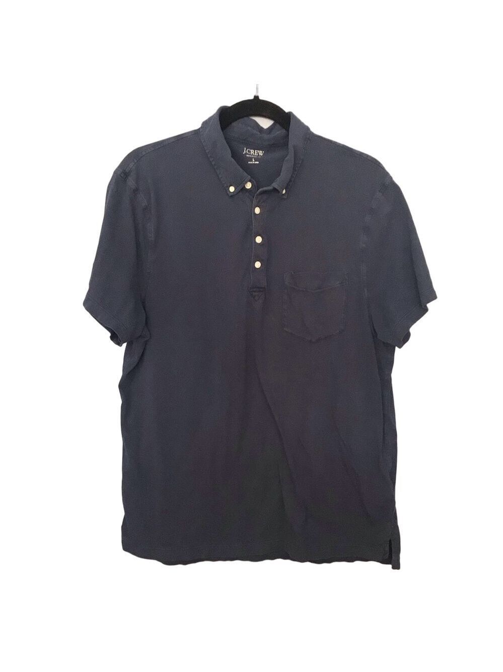 J.Crew Broken-In Navy Polo Shirt – Men’s Size Large